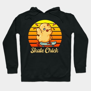 Skate chick Hoodie